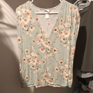 Floral cotton shirt
